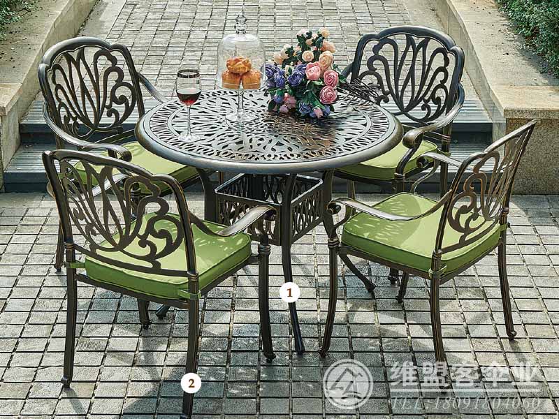 户外家具 铸铝桌椅2